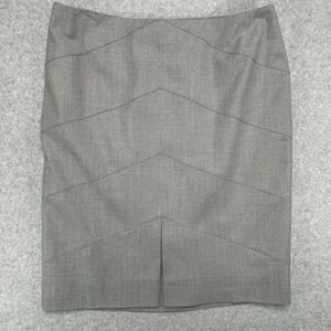 Carolina Herrera New York Vintage 2000s Wool Pencil Skirt Italy Size 16